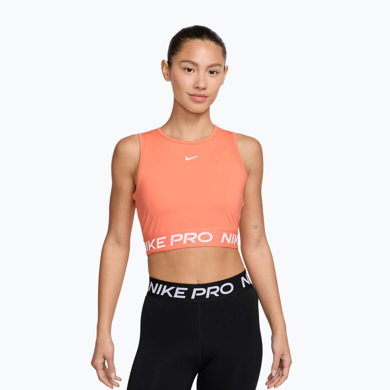 Топ для тренувань жіночий Nike Pro Dri-Fit crimson bliss/white