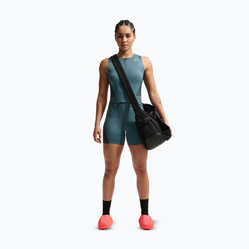 Футболка для тренувань жіноча Nike Pro Dri-Fit mineral slate/faded spruce/white 2