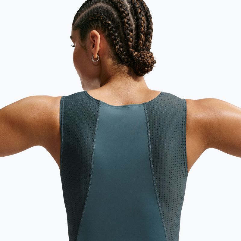 Футболка для тренувань жіноча Nike Pro Dri-Fit mineral slate/faded spruce/white 5