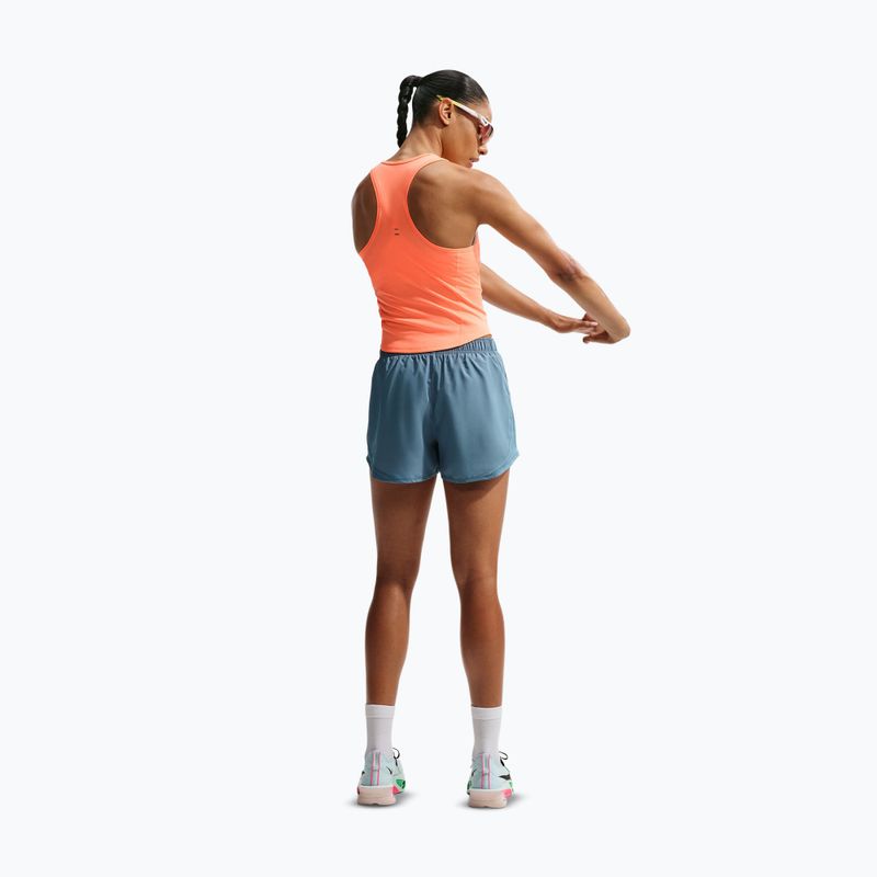 Футболка для бігу жіноча Nike Swoosh Run Dri-Fit orange pulse/photon dust/white 3