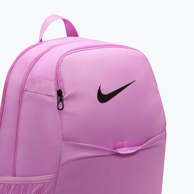 Рюкзак Nike Brasilia 24 l light magenta/black/black 6