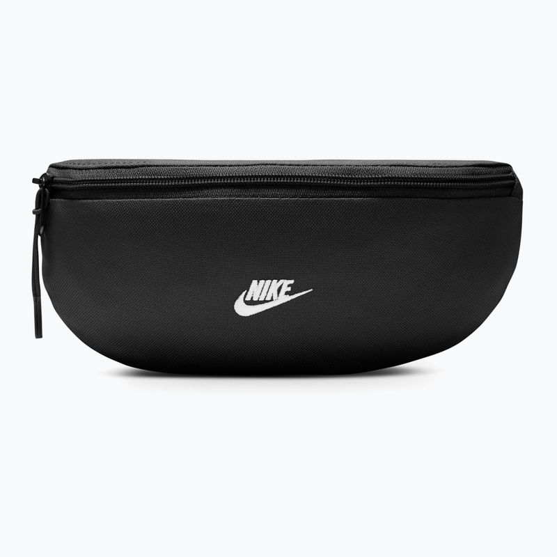 Сумка бананка Nike Heritage 2.0 1 l black/black/white 2