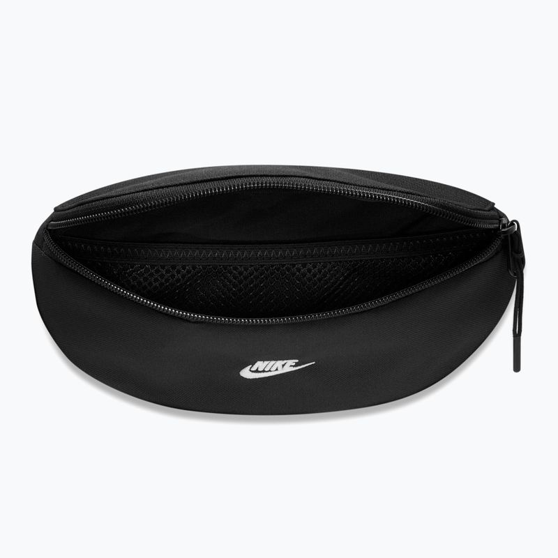 Сумка бананка Nike Heritage 2.0 1 l black/black/white 5