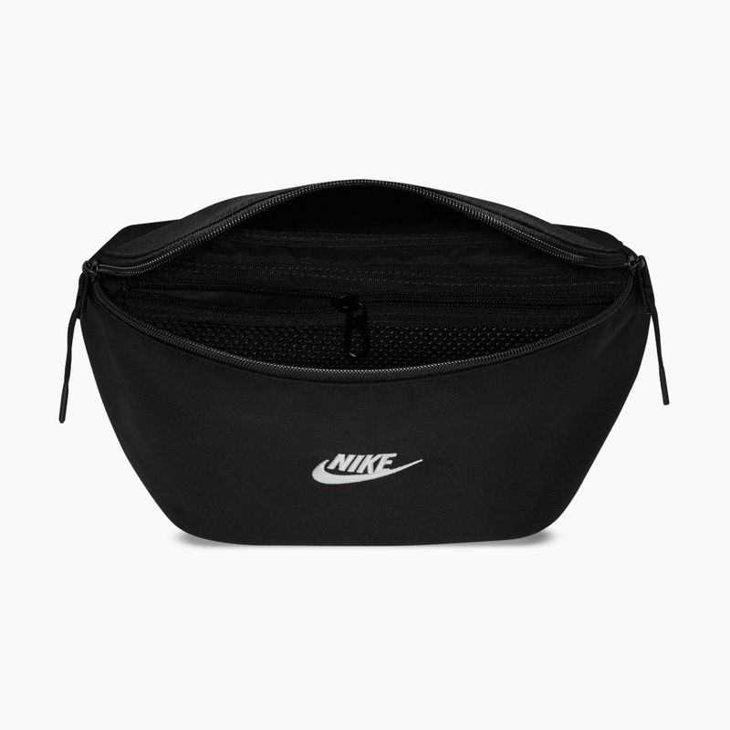 Сумка бананка Nike Heritage 2.0 3 l black/black/white 4