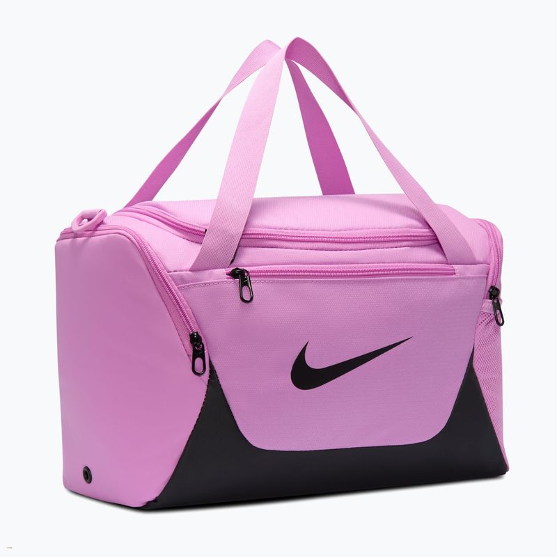 Сумка для тренувань Nike Brasilia Duffel Extra Small 24 l light magenta/black/black 2