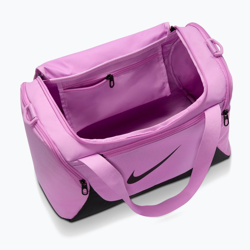 Сумка для тренувань Nike Brasilia Duffel Extra Small 24 l light magenta/black/black 4