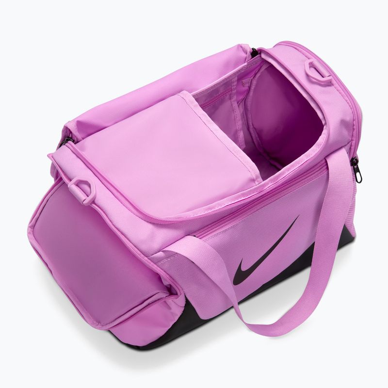 Сумка для тренувань Nike Brasilia Duffel Extra Small 24 l light magenta/black/black 5