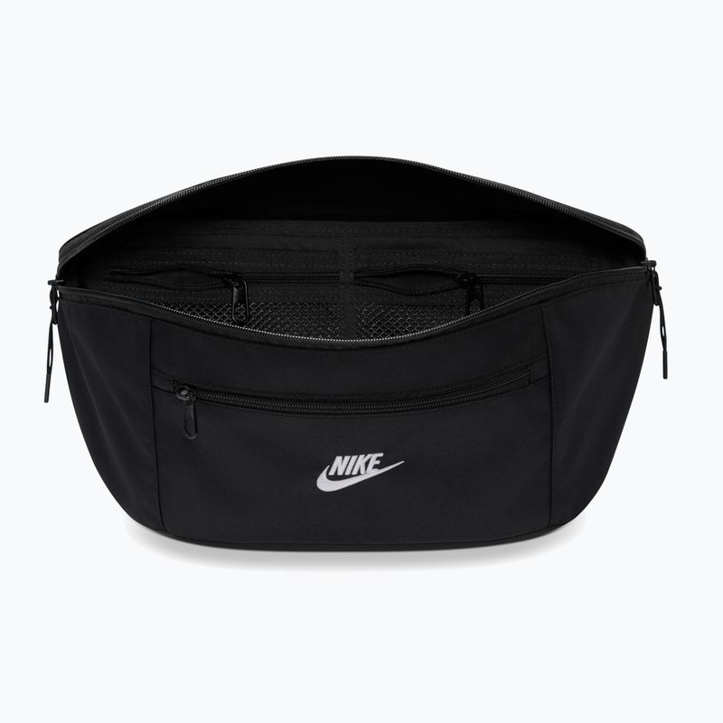 Сумка бананка Nike Heritage 8 l black/black/white 4