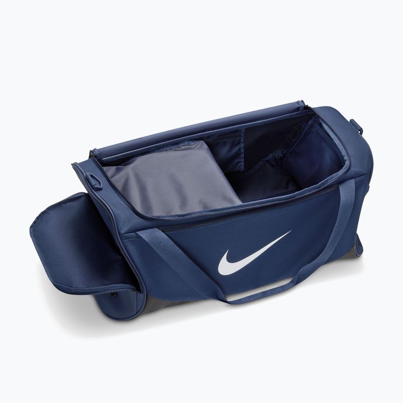 Сумка для тренувань Nike Brasilia Duffel Medium 60 l midnight navy/black/white 4