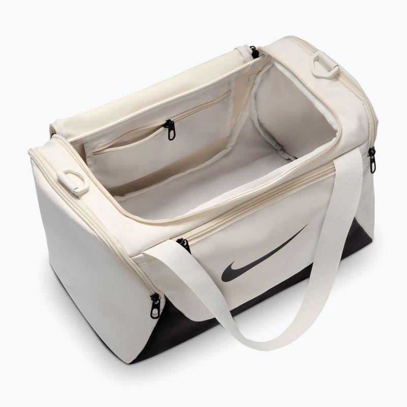 Сумка для тренувань Nike Brasilia Duffel Extra Small 24 l light bone/black/black 4