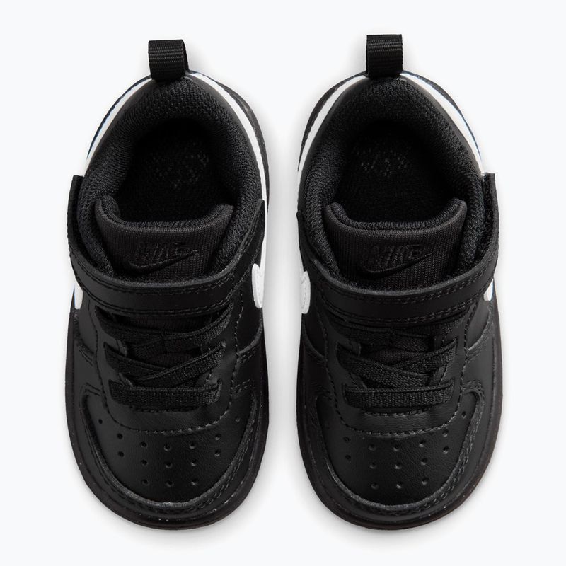 Взуття дитяче Nike Court Borough Low Recraft black/black/white 4