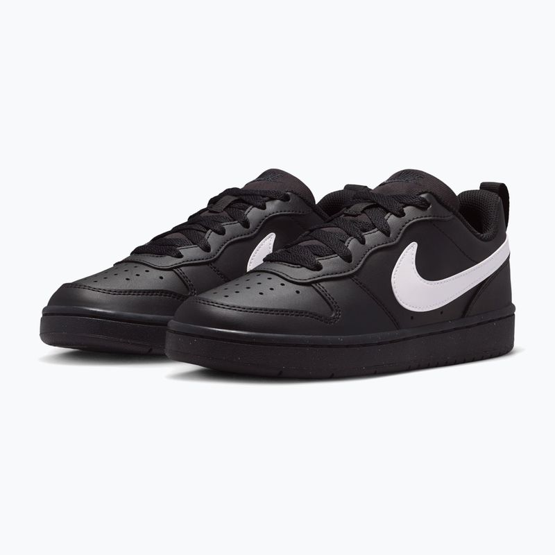 Взуття дитяче Nike Court Borough Low Recraft black/black/white 3