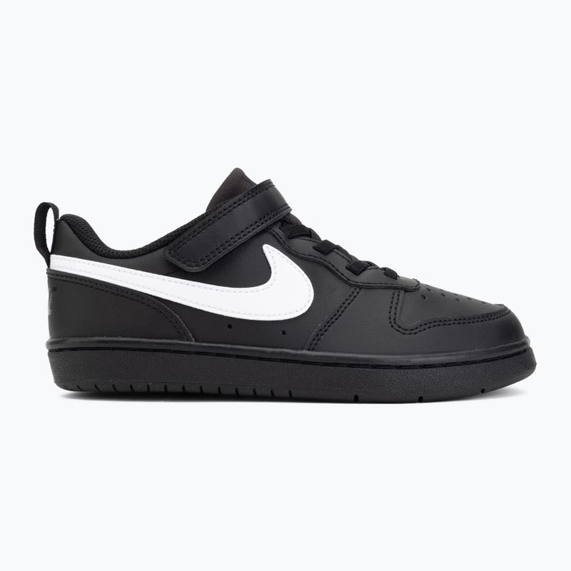 Взуття дитяче Nike Court Borough Low Recraft black/black/white 2