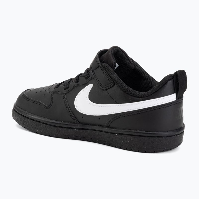 Взуття дитяче Nike Court Borough Low Recraft black/black/white 3