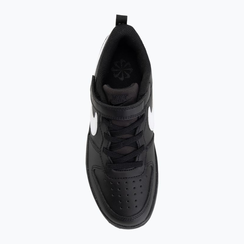 Взуття дитяче Nike Court Borough Low Recraft black/black/white 5