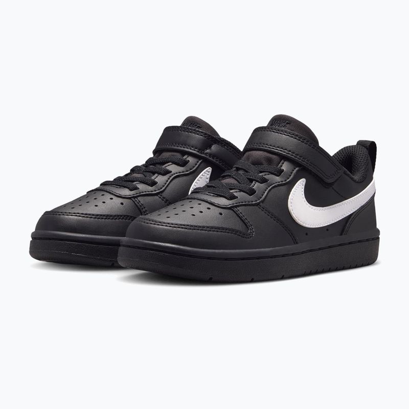Взуття дитяче Nike Court Borough Low Recraft black/black/white 3
