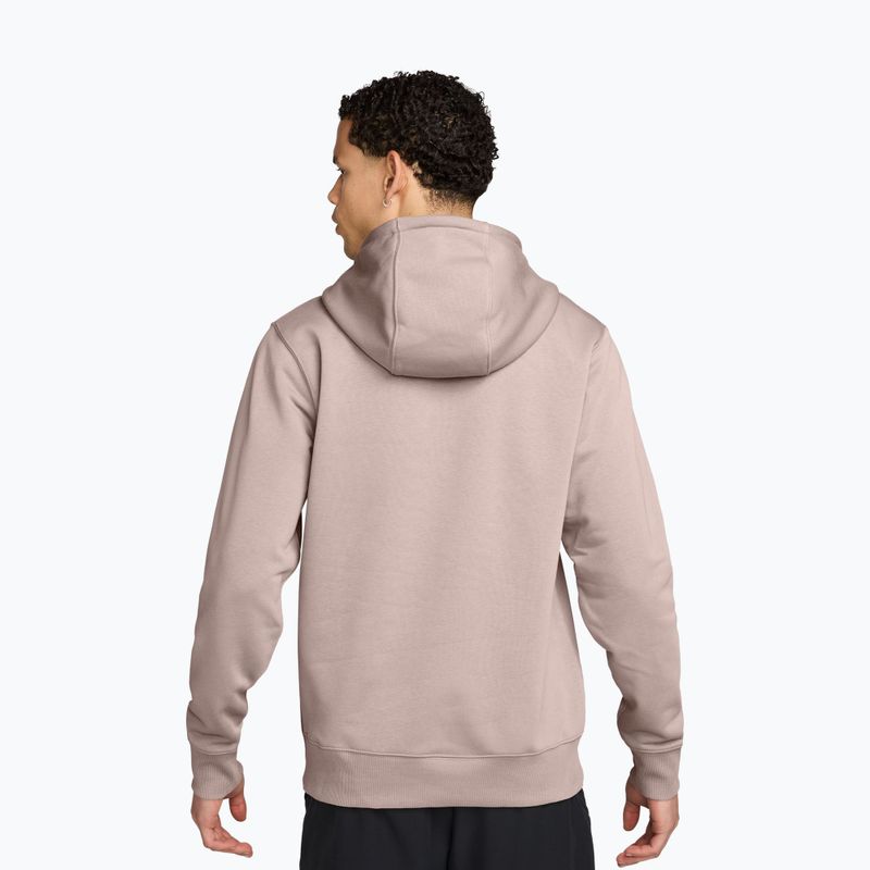 Кофта тенісна чоловіча Nike Court Dri-Fit Heritage French Terry Hoodie silt red 2