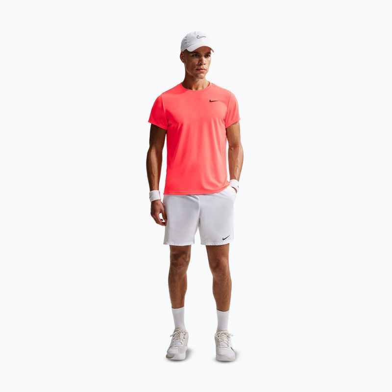Футболка тенісна чоловіча Nike Court Dri-Fit Victory hot lava/black 2