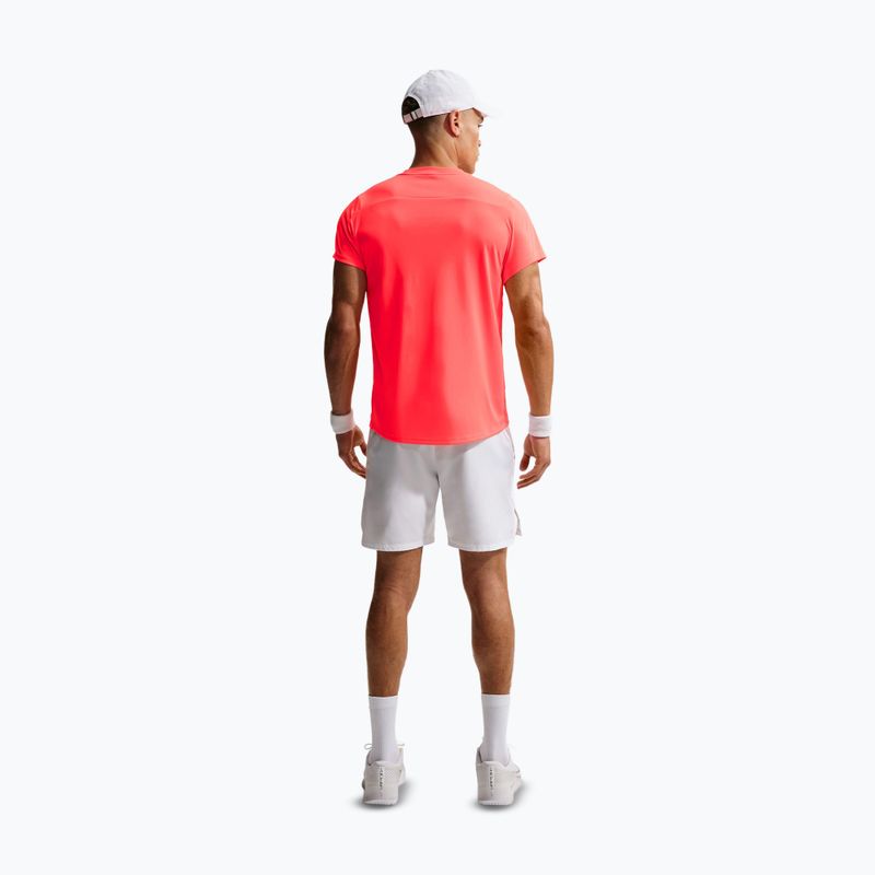 Футболка тенісна чоловіча Nike Court Dri-Fit Victory hot lava/black 3