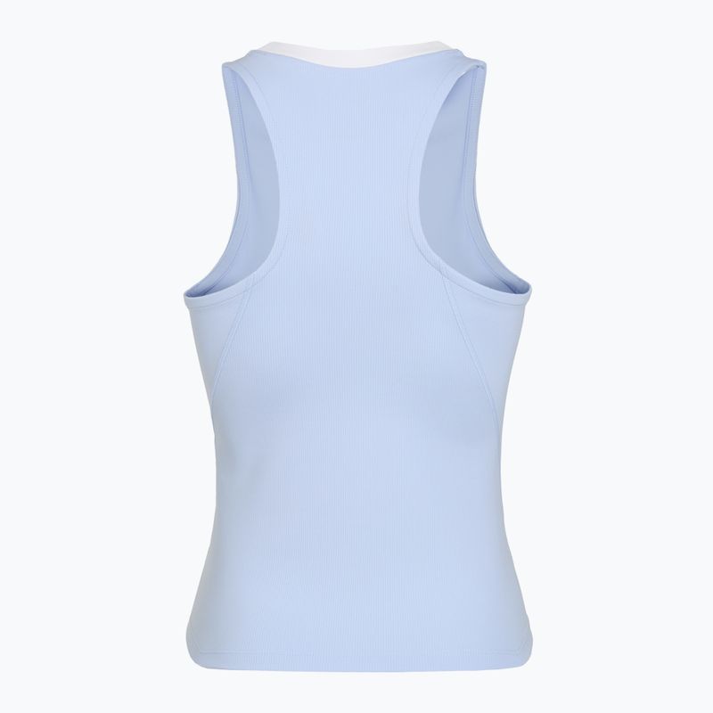 Футболка для тенісу жіноча Nike Court Dri-Fit Advantage Tank hydrogen blue/white/white 2