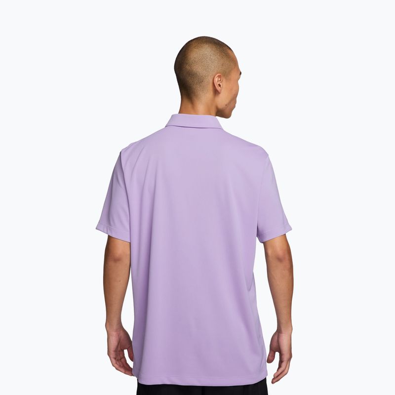Футболка тенісна чоловіча Nike Court Dri-Fit Polo Solid violet mist/black 2