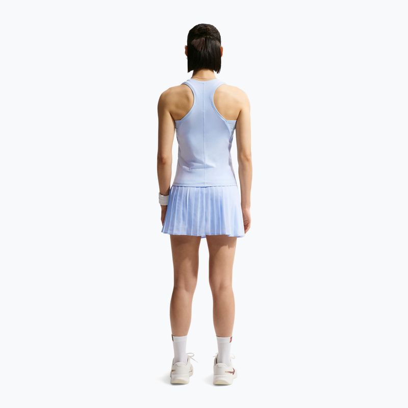 Спідниця тенісна Nike Victory Dri-Fit High-Waisted Pleated hydrogen blue/hydrogen blue/white 3