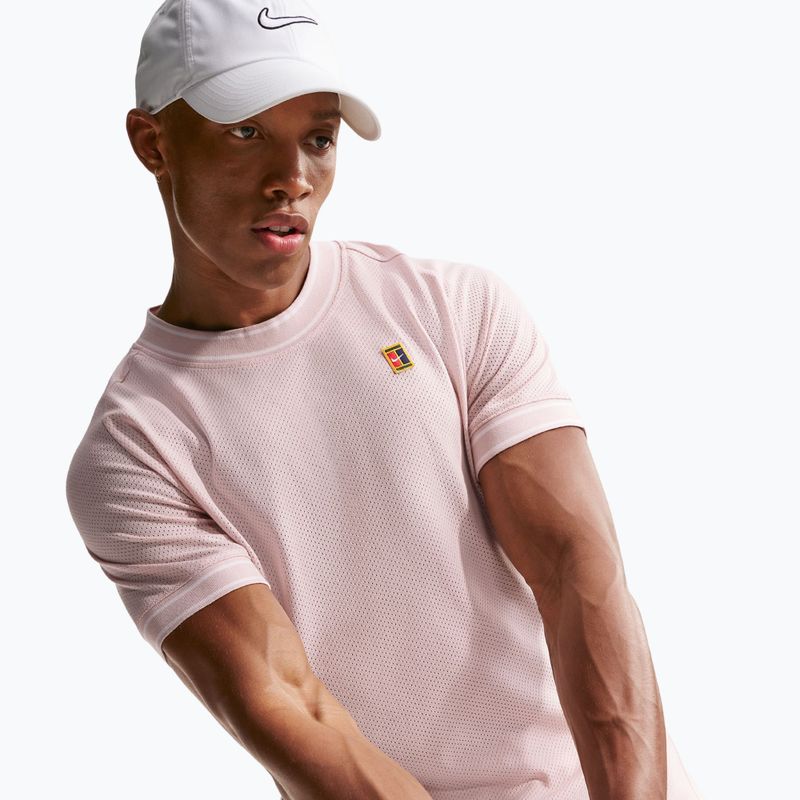 Футболка тенісна чоловіча Nike Court Heritage silt red 6