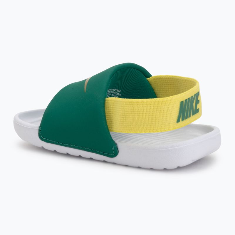Дитячі шльопанці Nike Kawa malachite/sonic yellow 3