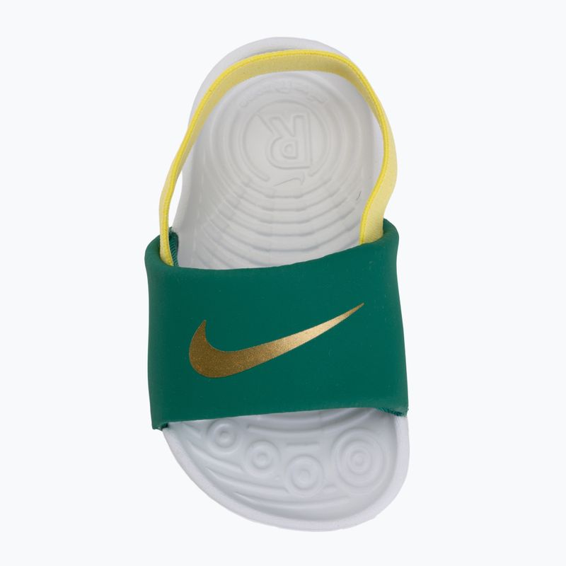 Дитячі шльопанці Nike Kawa malachite/sonic yellow 5