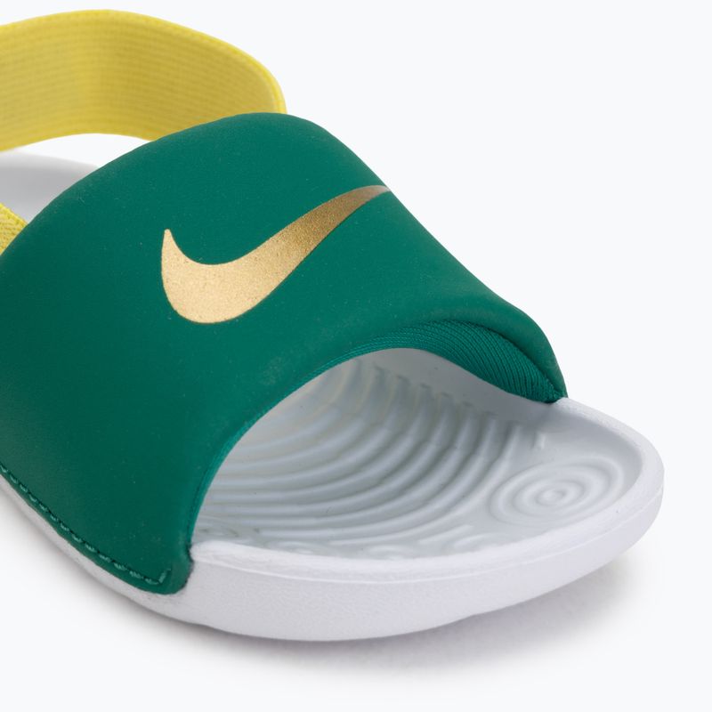 Дитячі шльопанці Nike Kawa malachite/sonic yellow 7