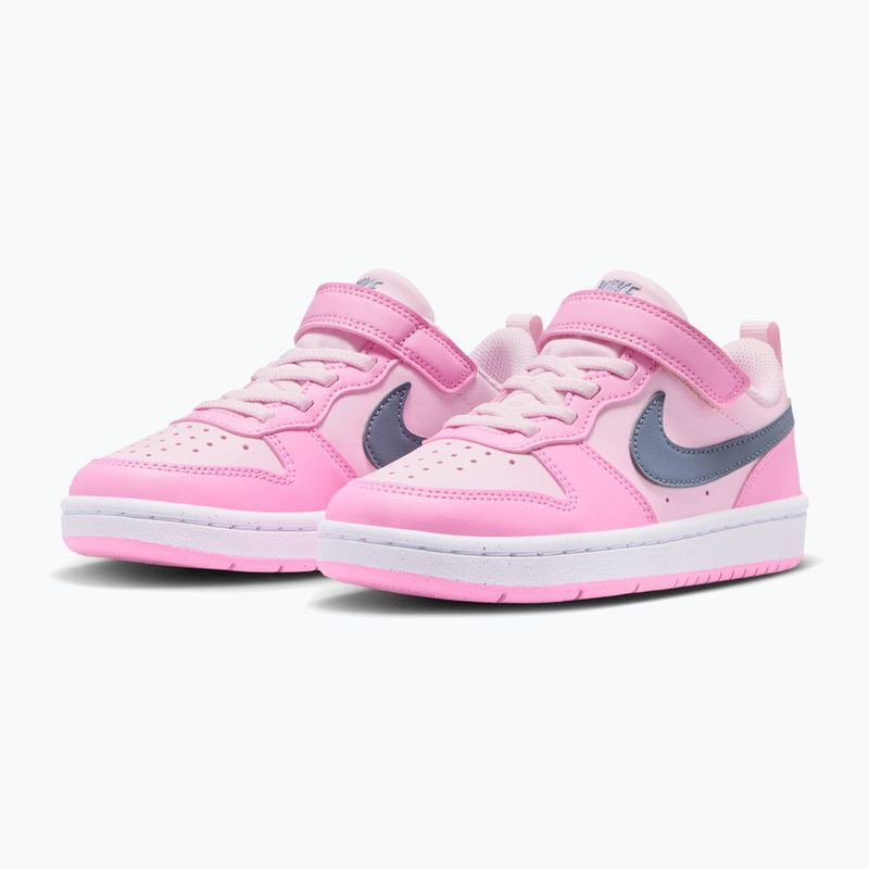 Взуття дитяче Nike Court Borough Low Recraft pink foam/pink rise/white/ashen slate 3