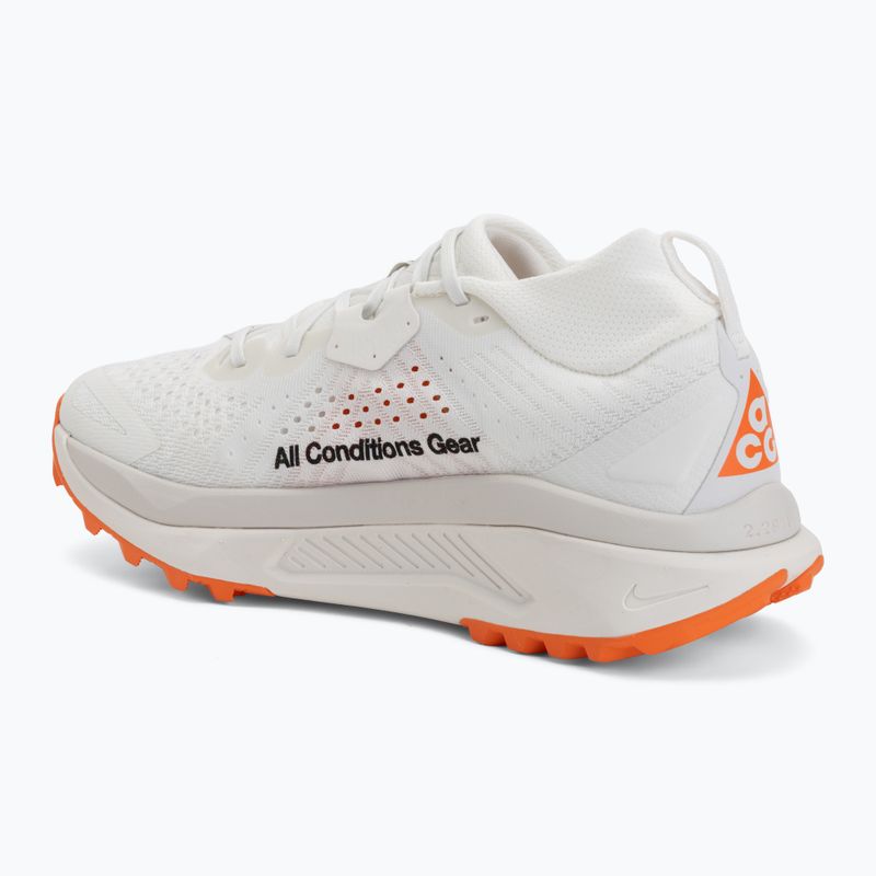 Чоловічі бігові кросівки Nike ACG Zegama Trail summit white/phantom/safety orange/black 3