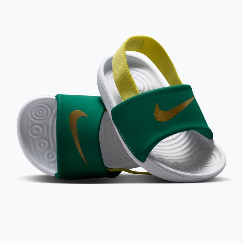 Дитячі шльопанці Nike Kawa malachite/sonic yellow 3