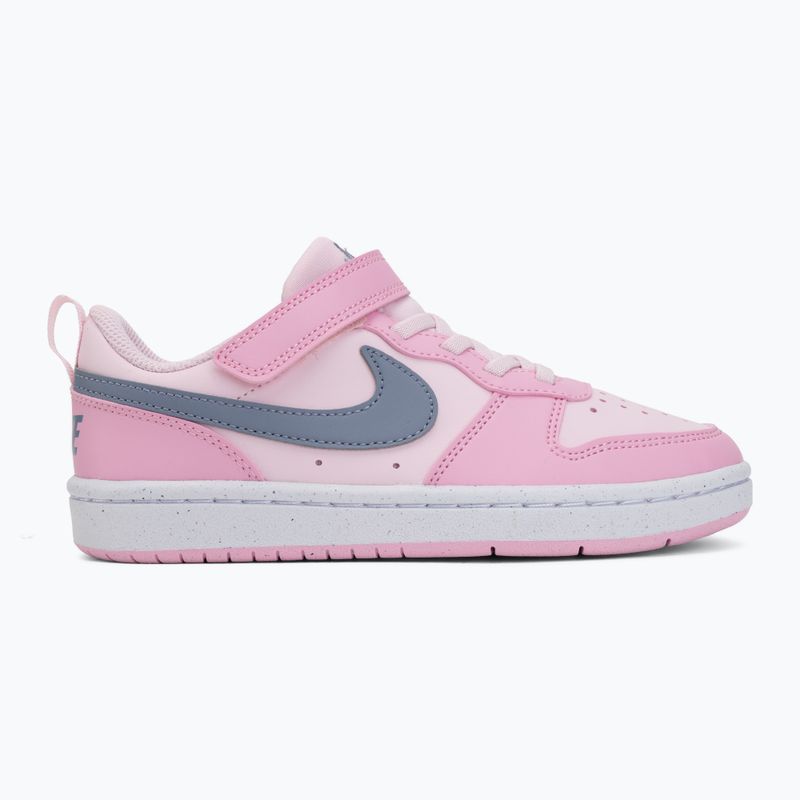 Взуття дитяче Nike Court Borough Low Recraft pink foam/pink rise/white/ashen slate 2