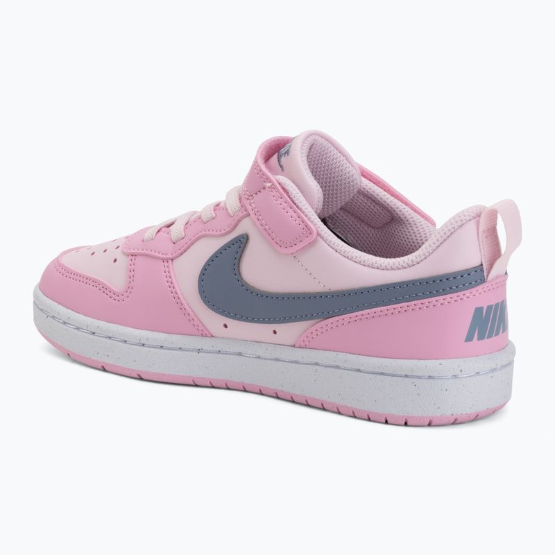 Взуття дитяче Nike Court Borough Low Recraft pink foam/pink rise/white/ashen slate 3