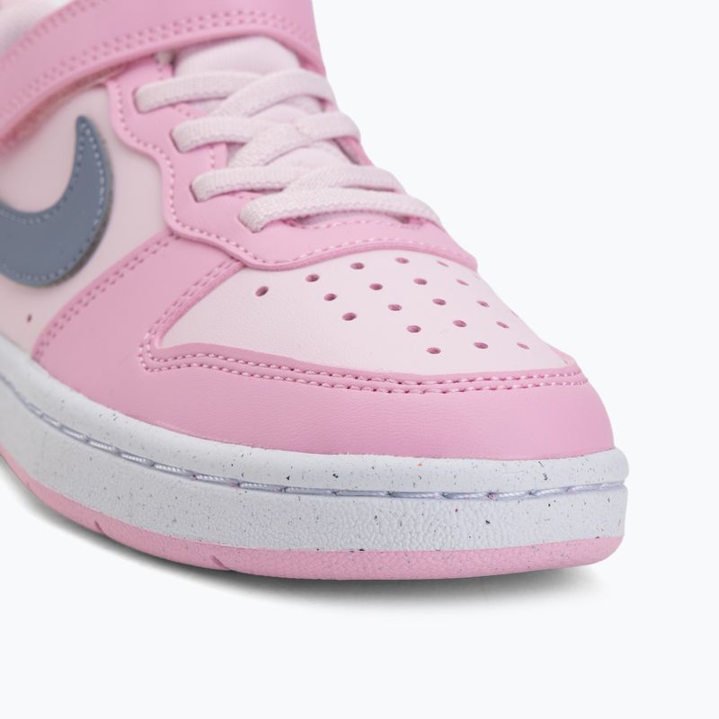 Взуття дитяче Nike Court Borough Low Recraft pink foam/pink rise/white/ashen slate 7