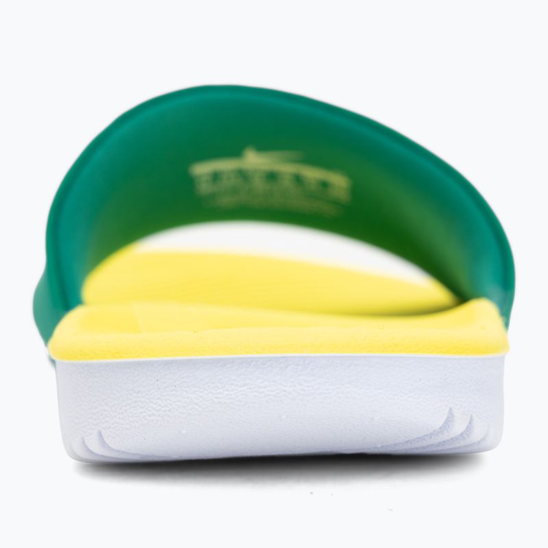 Шльопанці дитячі Nike Coffee malachite/sonic yellow/metallic gold 6