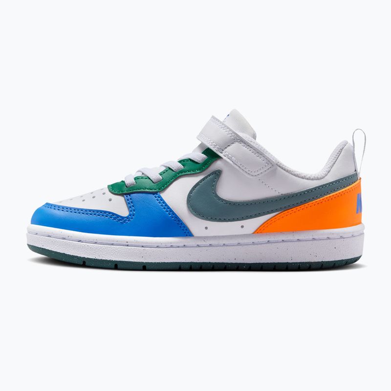 Взуття дитяче Nike Court Borough Low Recraft white/malachite/mineral slate 2