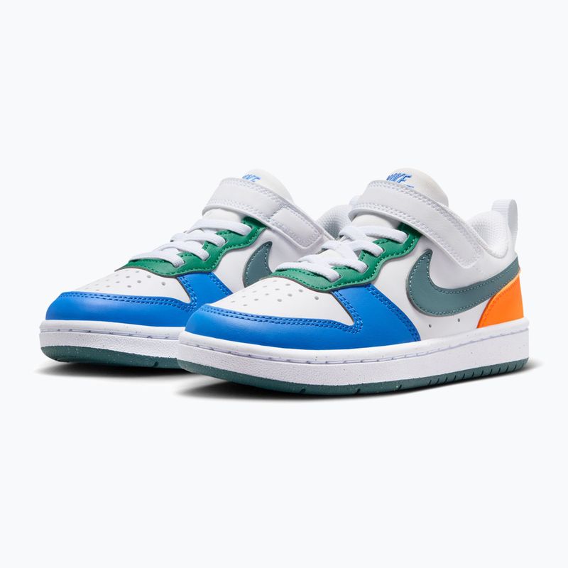 Взуття дитяче Nike Court Borough Low Recraft white/malachite/mineral slate 3