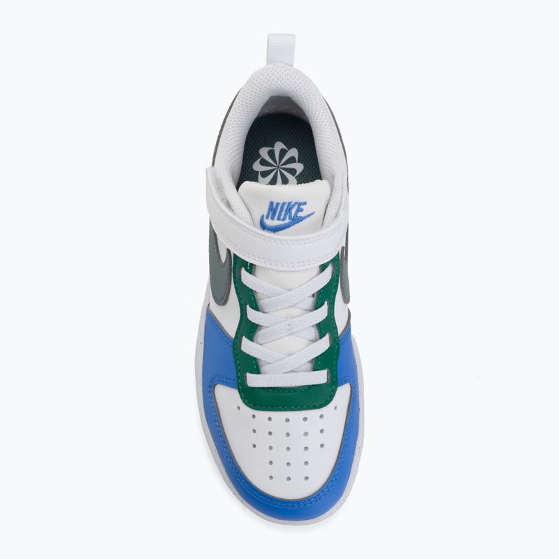 Взуття дитяче Nike Court Borough Low Recraft white/malachite/mineral slate 5