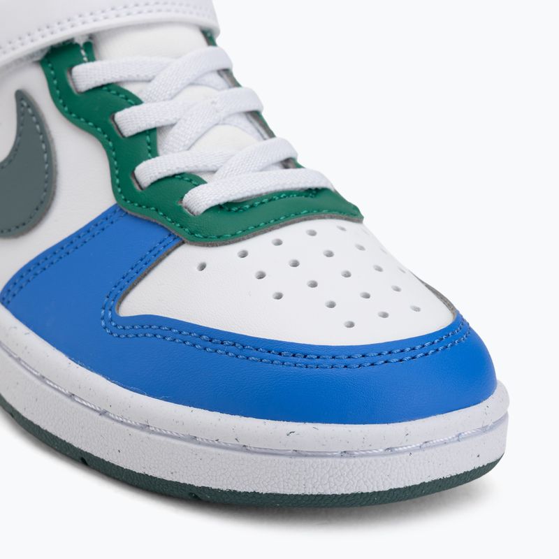 Взуття дитяче Nike Court Borough Low Recraft white/malachite/mineral slate 7