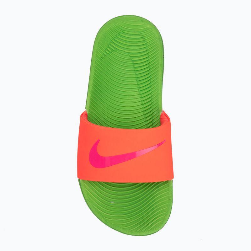 Шльопанці Nike Coffee total orange/green strike/hyper pink 5