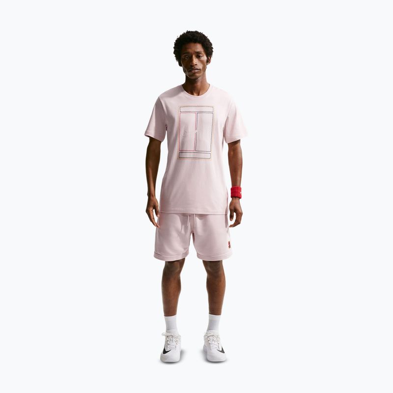 Футболка чоловіча Nike Court Heritage silt red 2