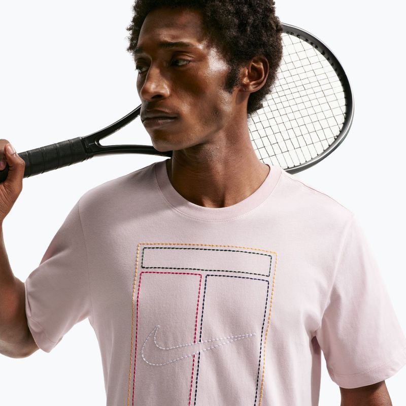 Футболка чоловіча Nike Court Heritage silt red 6