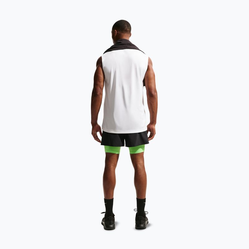 Футболка для тренувань чоловіча Nike Dri-FIT Sleeveless Training Top white/black 3