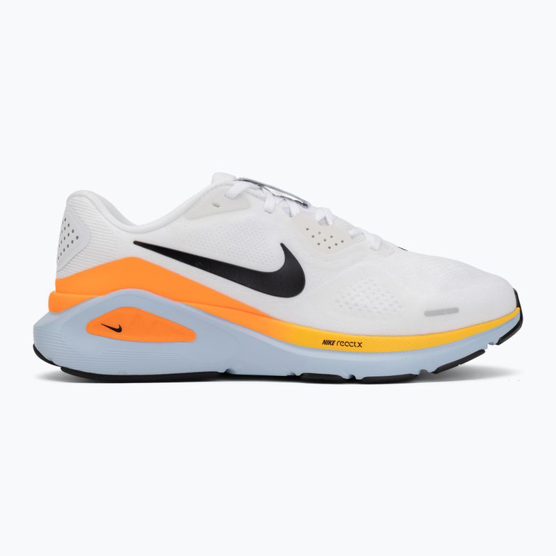 Кросівки для бігу чоловічі Nike Structure 26 white/hydrogen blue/total orange/black 2