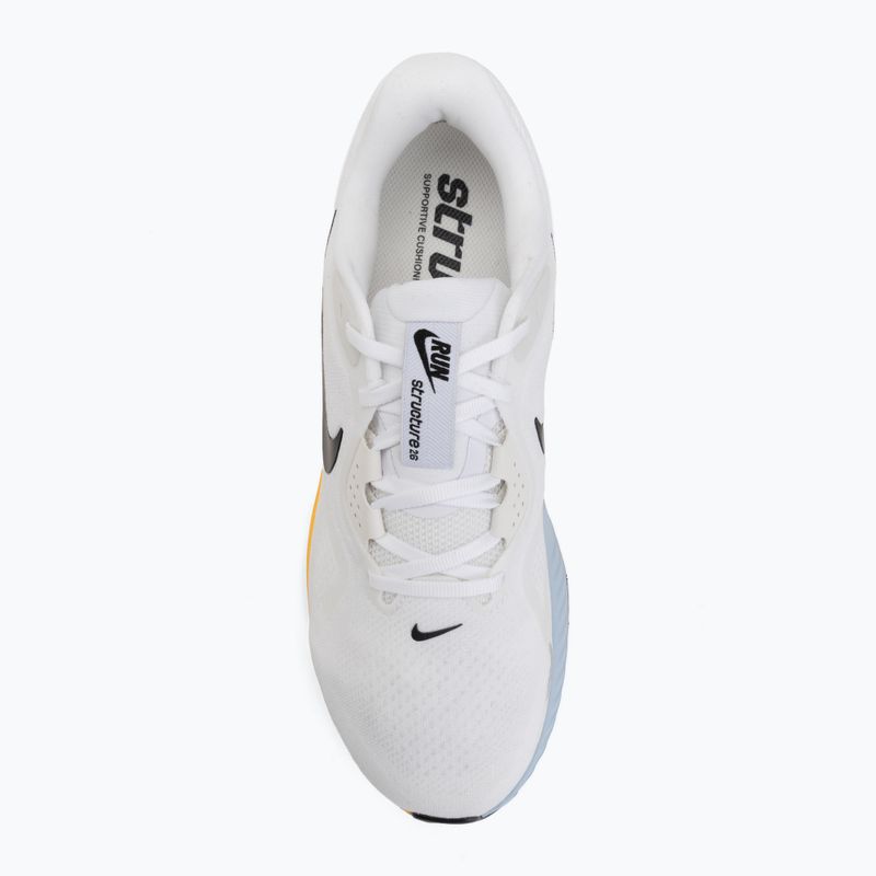 Кросівки для бігу чоловічі Nike Structure 26 white/hydrogen blue/total orange/black 5