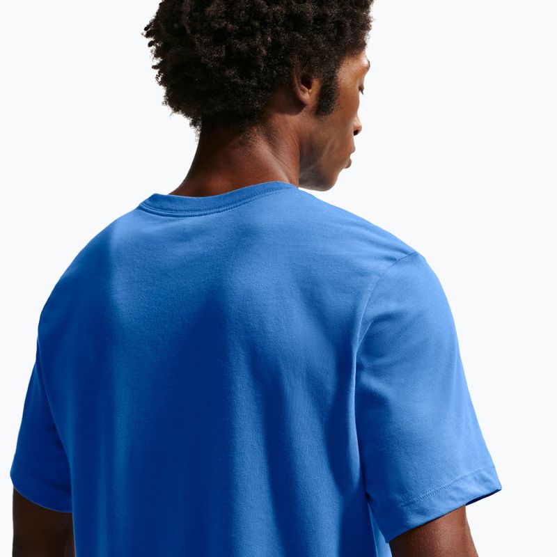 Футболка для бігу чоловіча Nike Dri-Fit Running blue crystal/thunder blue 5