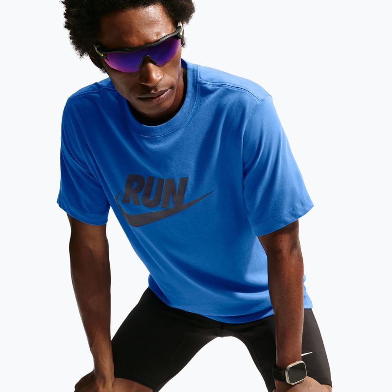 Футболка для бігу чоловіча Nike Dri-Fit Running blue crystal/thunder blue 6