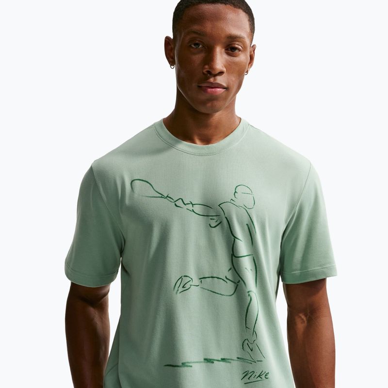 Футболка тенісна чоловіча Nike Court Dri-Fit steam 4